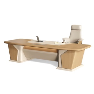 Modern Gray Modular Office Conference Table <b>Large</b> Customizable Durable MFC Wood Meeting <b>Desk</b> for School Hospital Project - Product Image 4