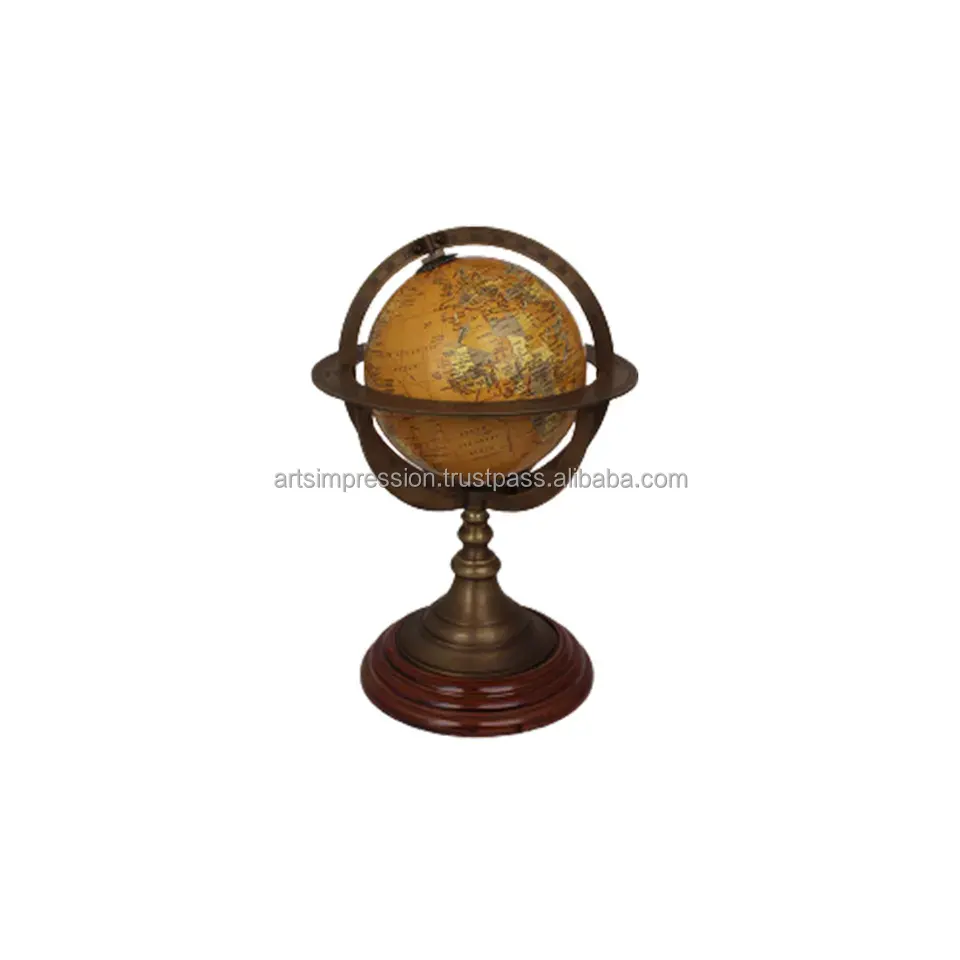 different design world best globe map globe Office Decorative Globe on black Stand nautical home decoration with compass base