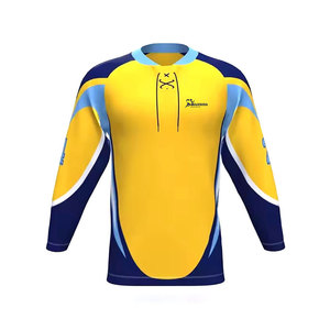 เสื้อฮอกกี้น้ำแข็งสั่งทำคุณภาพสูงราคาโรงงาน ผ้าโพลีเอสเตอร์ 100% - Product Image 1
