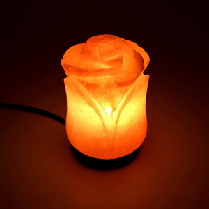 Lámpara de sal rosa del Himalaya de alta calidad personalizada al por mayor, artesanía Natural purificadora de aire pulida para decoración del hogar, sólido refinado - Product Image 1
