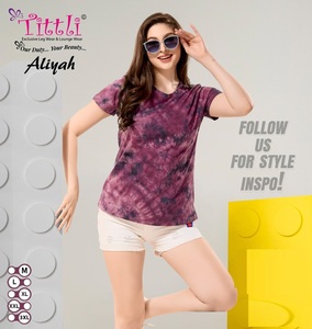 Apparel & <b>Accessories</b> Western Wear Hojiyari Ladies T-Shirt Top Regular Wear Collection for Worldwide Supply From India - Product Image 3
