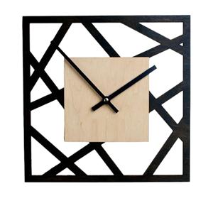 Horloge murale moderne noire mate mince taille personnalisée pour la décoration intérieure salon horloge murale montre - Product Image 5