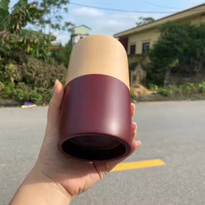 Venta al por mayor personalizado ecológico reciclado niños agua potable té de la leche taza de café tazas taza de bambú logotipo personalizado - Product Image 2