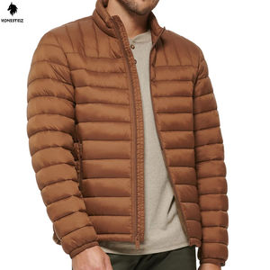 High Quality Customized XL Men's <b>Puffer</b> <b>Jacket</b> New Fashion Casual Streetwear <b>Light</b> Nylon Hood Windproof Zipper Closure Winter - Product Image 4