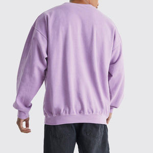 Diseño personalizado ligero secado rápido hombres ácido lavado sudadera/nueva moda manga larga hombres ácido lavado sudaderas OEM - Product Image 2