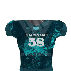 Nouveau design, impression par sublimation, uniformes de football américain antibactériens respirants à séchage rapide, vêtements d'équipe de football bon marché - Product Image 3