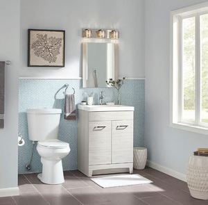 Cuvette allongée Deux pièces Toilette Top Dual Flush en blanc 4.1/6.0 LPF avec housse de siège à fermeture douce par fabricant indien fabriqué en Inde - Product Image 4