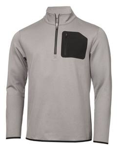 Sweat-shirt à col montant léger et confortable pour hommes, idéal pour les sorties décontractées, les activités sportives, teint en couleur unie, saison hivernale - Product Image 3