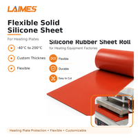 Feuille de caoutchouc silicone solide, isolation électrique, haute résistance diélectrique, résistance à la chaleur pour armoires électriques