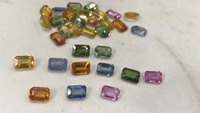 Feinste natürliche Multi Saphir Smaragds chliff Regenbogen Farbe Saphire für Uhren und Armbänder Bulk-Produkt