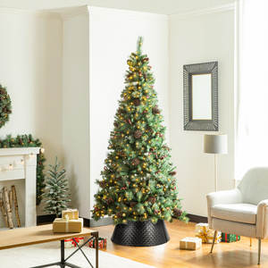 Collar de árbol de Navidad hecho a mano con acabado negro redondo Suministros de decoración de los fabricantes para el hogar Decoraciones navideñas - Product Image 6