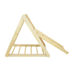 Glissière d'escalade réversible en triangle en bois moderne pour enfants tout-petits Fournisseur OEM Vietnam Suivant votre marque Chambre à coucher - Product Image 4