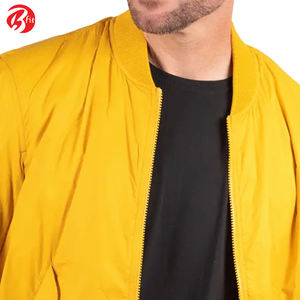 Chaqueta de bombardero con cremallera para exteriores, abrigos, precio al por mayor, chaqueta de bombardero con estilo para hombre más vendida - Product Image 5