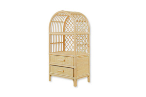 Boho Rattan Kids Bookshelf, Rattan <b>Toy</b> <b>Storage</b>, ,<b>Montessori</b> Doll Shelf, Eco Friendly Nursery Playroom Furniture, Nhat Minh - Product Image 6