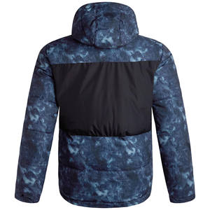 Vestes pour hommes Mode Hiver Extérieur Revêtement imperméable avec tissu en polyester Toile épaissie Coupe-vent Veste matelassée pour hommes - Product Image 6