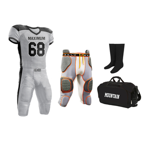 Fútbol americano Práctica Reversible Transpirable Manga corta Impreso Jersey Uniforme Sublimación Venta al por mayor Kit Set - Product Image 6