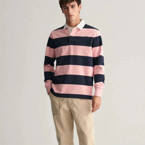 Camisetas de Rugby Clásicas de Alta Calidad, Colores Personalizados, Logotipo Personalizado, Cómodas, Transpirables, Manga Larga, Algodón Grueso - Product Image 2