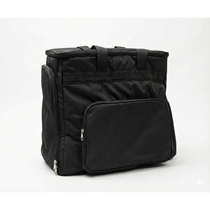 Sac de toilettage équestre Oxford noir, 4 à 6 compartiments, résistant à l'eau, écologique, durable, réutilisable, avec fermeture éclair, sac de rangement pour écurie - Product Image 1