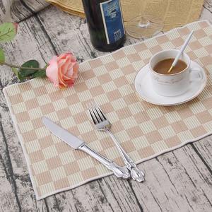 Ensemble de sets de table en coton et lin modernes faits à la main en gros, solides, résistants à la chaleur, pour la table de cuisine, pour les mariages, pour un usage domestique - Product Image 4