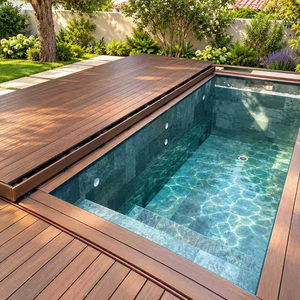 Modern Retractable <b>Sliding</b> Deck <b>Pool</b> Cover Space Saving <b>Pool</b> Platform For Home Garden Swimming <b>Pool</b> - Product Image 4