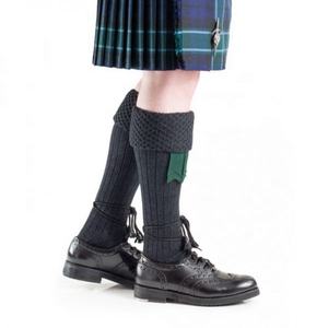Calcetines Obexa Highland Piper de mezcla de lana, tradicionales escoceses, para kilt, banda de pipes, uniforme, Pakistán - Product Image 1