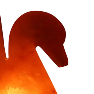 <b>USB</b> Refined Himalayan Salt <b>Lamp</b> Rock Crystal Night Light with Wooden Base Bulk Packaging for Relaxation and Air Purifying - Product Image 3