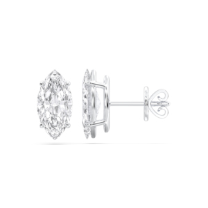 6.00 CT f/vs Marquise ชุดตุ้มหูแบบสี่ง่ามตัดเพชรสำหรับผู้ใหญ่ทำด้วยทองคำเนื้อแข็งสำหรับใส่ได้ทั้งชายและหญิง - Product Image 6