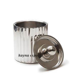 Recién llegado, cubo de hielo de Metal de doble pared con acabado antiguo y elegante para Bar, cafetería y ocasiones de fiesta - Product Image 6