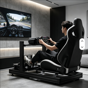 ค็อกพิทแข่งรถแบบปรับได้ ผลิตจากเหล็กคุณภาพสูง สำหรับเกมแข่งรถ พร้อมการรับประกัน 3 ปี และบริการสนับสนุนภาษาอังกฤษ - Product Image 1