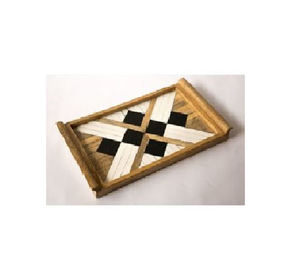 Plateau de service en bois exigeant le plus populaire avec poignée en métal plateau de service de fruits secs de qualité durable avec produit en vente - Product Image 4