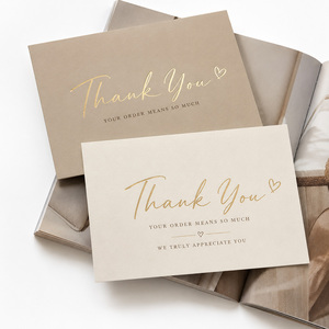 Custom Business Card Printing Premium <b>Paper</b> 400gsm Cardstock Gold Foil Stamping <b>Gloss</b> Lamination Square Shape for Trade Show - Product Image 1