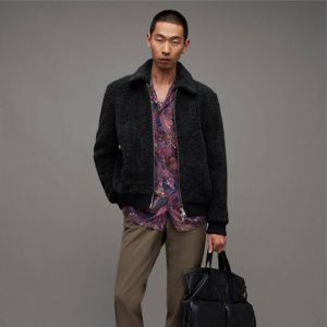 Custom Logo Men's Slim Casual Baseball <b>Jacket</b> Breathable Lightweight Outwear Stand <b>Thin</b> Bomber Coat Customizable Blank - Product Image 2