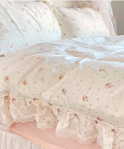 Sábana blanca y verde de algodón puro hecha a mano india con dos fundas de almohada tela hecha a mano impresa para decoración de dormitorio para uso doméstico - Product Image 4