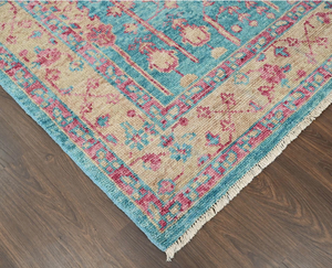 TAPIS NOEUD Luxueux Tapis Design Brodé Moderne Noué À La Main Tapis En Laine Et Soie De Bambou Toutes Les Tailles pour Le Salon, La Décoration Intérieure - Product Image 4