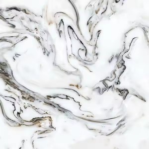 Ne-xon Blanc 600x600mm Carreaux de porcelaine polis 60x60cm Carreaux de sol en céramique de conception de salle de bain brillante - Product Image 2