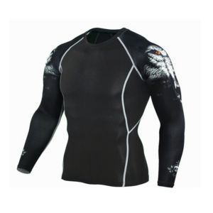 Vente en gros de maillots de compression à manches longues en spandex personnalisés par sublimation, design short de surf, vêtements de fitness MMA BJJ, anti-UV - Product Image 1