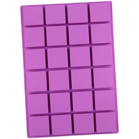 Plateau à glaçons de couleur personnalisée Truffes au chocolat Grille Moule à fondant Rectangle Moules en silicone pour bonbons au caramel Moule à gelée gommeuse