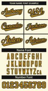 Maillot de hockey personnalisé, vêtements d'équipe, blanc, vert, noir, rayé, col en V, numéros cousus, lettres, logo, design, tailles adultes et jeunes, authentique - Product Image 3