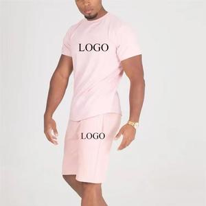 Acid Wash 240gsm Tshirt et 290gsm Shorts Sets T-shirt surdimensionné T-shirt unisexe Terry Shorts Ensemble d'été pour hommes - Product Image 1