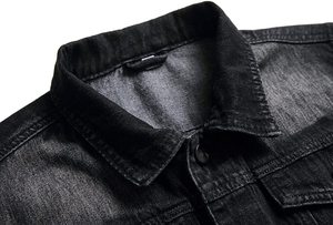 Veste en jean slim de qualité supérieure pour hommes, vêtements d'extérieur décontractés à la mode, tissu denim d'hiver confortable - Product Image 3