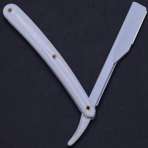 Haute qualité en plastique poignée barbier rasage rasoirs en gros visage gorge cheveux coupe ciseaux fabricant utilisation pour les aisselles - Product Image 6