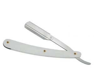 Rasoir pliant en acier inoxydable Rasoir de sécurité à gorge droite non jetable pour salon de coiffure Rasage pour corps de barbe - Product Image 3