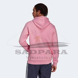 Sweat à capuche de gym pour hommes avec logo personnalisé durable confortable poids lourd imprimé bouffant brodé solide en vrac sweats à capuche élégants - Product Image 3