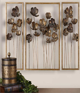 Tenture murale en métal noir de plantes de cactus en pot dans des cadres hexagonaux, décoration murale en métal moderne pour la cuisine ou le salon - Product Image 6