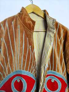 Handmade Suzani Embroidered <b>Quilted</b> Jacket Vintage Ethnic <b>Velvet</b> Outerwear Women Winter Boho Wholesale Fair Trade Bulk Sale - Product Image 2