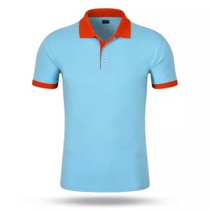 Polo personalizado para hombre, bordado a rayas, 190 gramos, negocios, deportes informales, manga corta, solapa, ropa de trabajo en blanco - Product Image 3