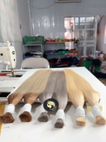 Pour tous vos besoins capillaires, styles personnalisés, contactez-moi. Cheveux humains 100% naturels, style lisse, couleurs personnalisées disponibles, cheveux du Vietnam, non-Remy, 8-30