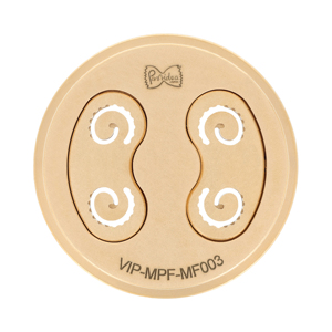 Matrice d'extrusion de pâtes en bronze de 63,5 mm de diamètre, modèle Giglio Rigato, pour diverses machines à pâtes - Product Image 1