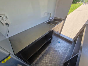Remorque alimentaire RD25, remorque de vente ambulante, remorque de restauration avec intérieur en acier inoxydable - Product Image 6