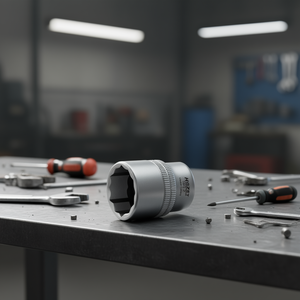 Hazet 1/2'' <b>12</b>-<b>Point</b> Square <b>Socket</b> with Traction Profile and Knurling - Product Image 3